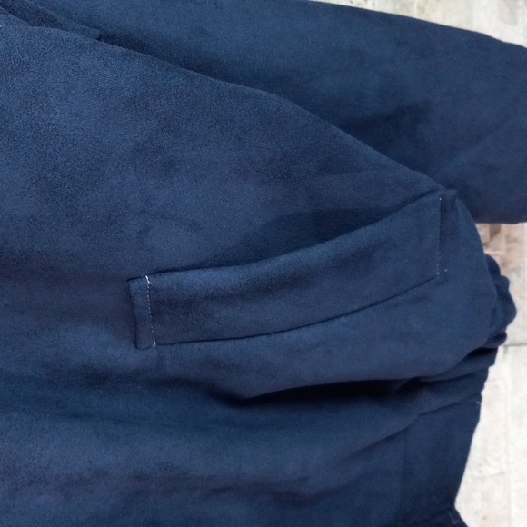 LEWKIN Faux Suede Zipper Bonber Jacket Korean Women's Fashion Size - Picture 10 of 16